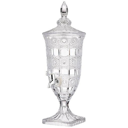 Диспенсер для напитков "Лимонадница muza crystal" 2л 16*16*45 см - фото 392447