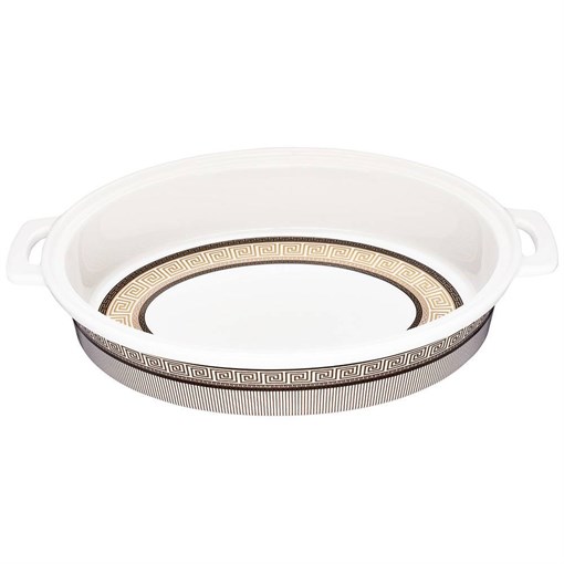 Блюдо с ручками lefard "Elegance" овальное 1,8л 33*21*6 см - фото 392522