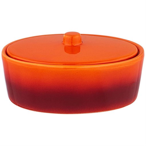 Блюдо для запекания с крышкой 420 мл / 16*12*7,5 см - фото 392531