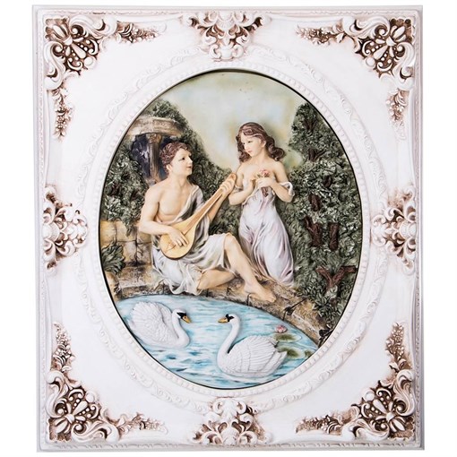 Панно настенное "Серенеда у воды" 70,5*80,5*10 см - фото 392556