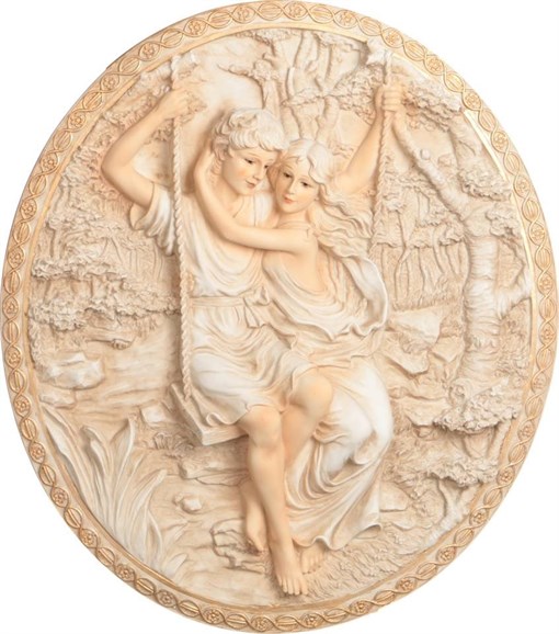 Панно настенное "На качелях" 33*38*6,5 см - фото 392561