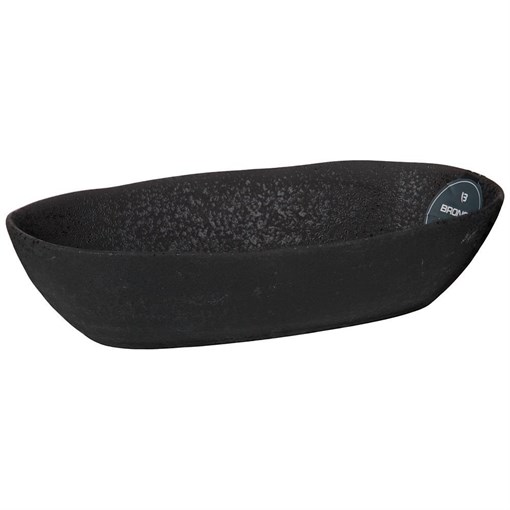 Блюдо глубокое bronco "Midnight" 23,5*12,5*5 см - фото 392578