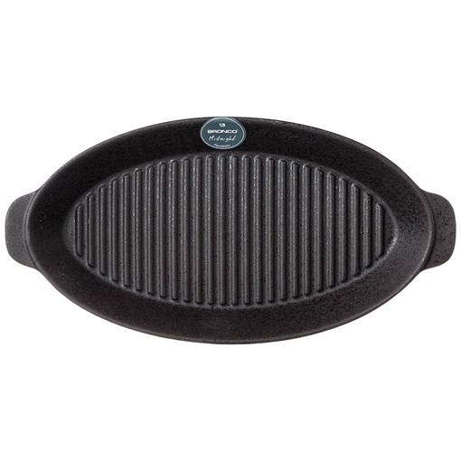 Блюдо овальное с ручками bronco "Midnight" 38,5*19*4 см - фото 392589