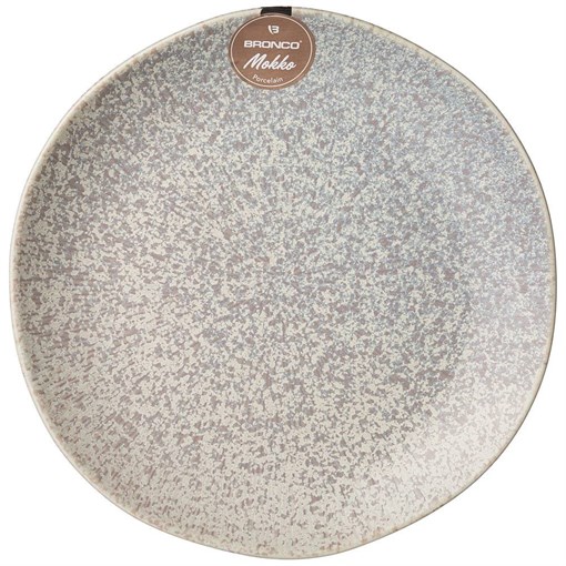 Тарелка обеденная bronco "Mokko" 25,5 см - фото 392637