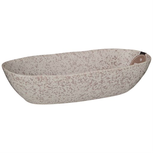 Блюдо глубокое bronco "Mokko" 23,5*12,5*5 см - фото 392650