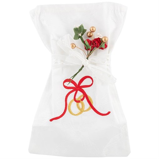 Набор для сервировки стола салфетка+ мешочек "Совет да любовь",40х40 см ,100% х/б,белый - фото 392706