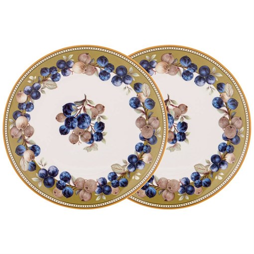 Набор тарелок закусочных lefard "Фрукты" 2 шт 20,5 см - фото 392875