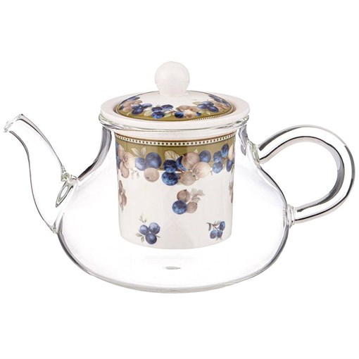 Чайник стеклянный с ситом lefard "Фрукты" 500 мл - фото 392882