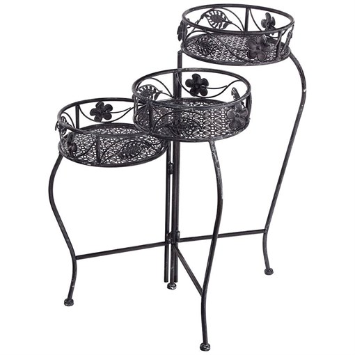 Подставка для цветов тройная коллекция "Magnifico" 23*23*65 см - фото 392920