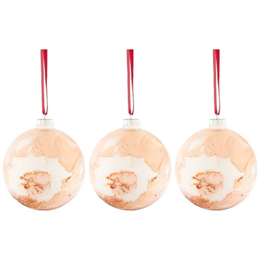 Набор елочных шаров из 3-х шт коллекция "Ко см ос" D=10 см - фото 392950