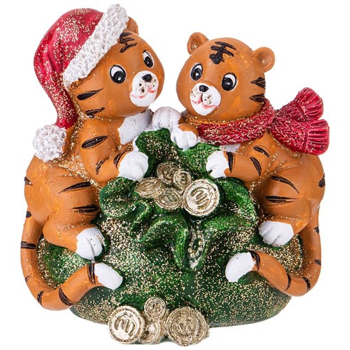 Фигурка "Тигрята" 9,5*6,5*9,5 см - фото 393198