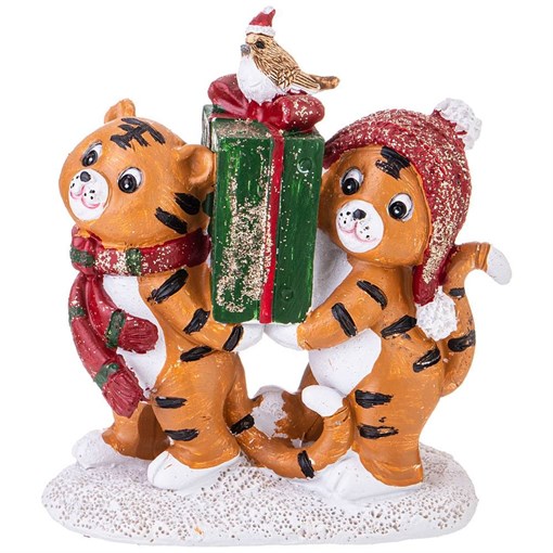 Фигурка "Тигрята" 10*4,5*10,5 см - фото 393204