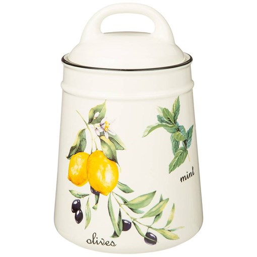 Банка с крышкой lefard "Секретные ингредиенты" 14 см - фото 393408