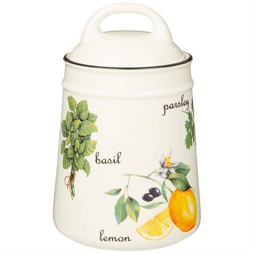 Банка с крышкой lefard "Секретные ингредиенты" 14 см - фото 393412