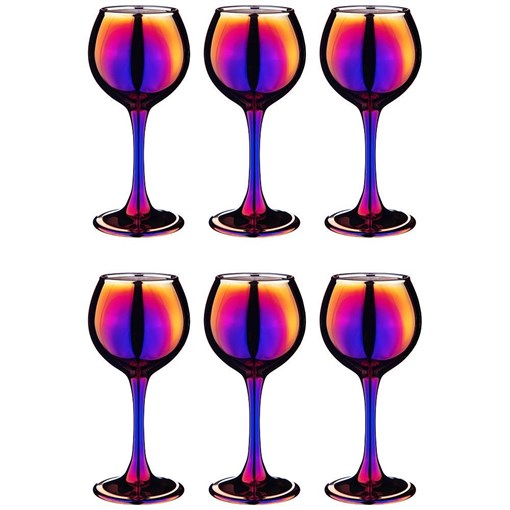 Набор рюмок из 6 шт "Королевская фуксия" 65 мл - фото 393449