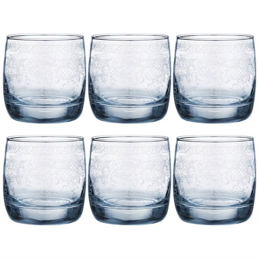 НАБОР СТАКАНОВ ИЗ 6 ШТ "LIGHT BLUE РЕНЕСАНС" 310 МЛ - фото 393476