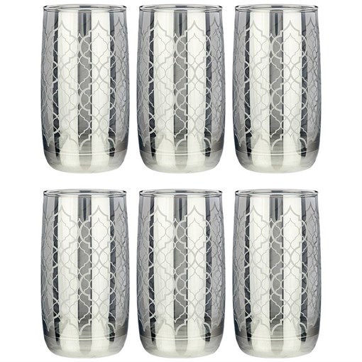 Набор стаканов из 6 шт "Бакарра графит" 330 мл - фото 393485