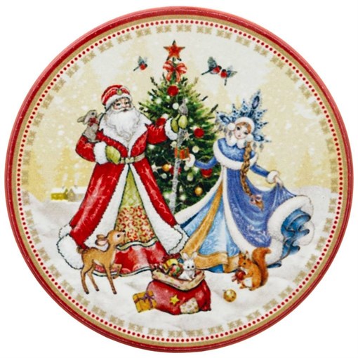 Подставка под горячее коллекция "С новым годом!" D=10,3 см - фото 393689