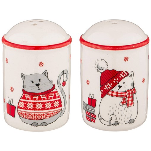 Набор для специй 2 пр. коллекция "Christmas gift" 5x5x7.7 см - фото 393722