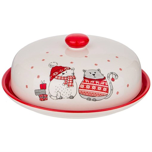 Блюдо для блинов коллекция "Christmas gift" 23*10 см - фото 393729