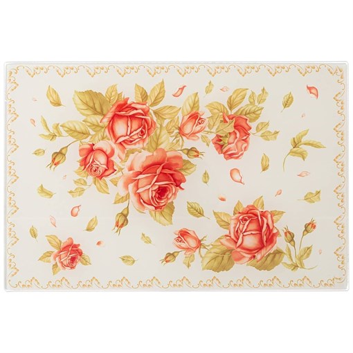 Доска разделочная "Корейская роза" 20*30*0.4 см - фото 393829