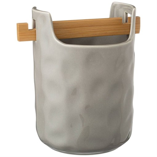 Подставка под кухонные принадлежности bronco "Meadow" 15,5*10,5 см серая - фото 394025