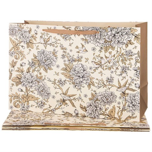 Комплект бумажных пакетов из 4 шт "Royal garden" - фото 394090