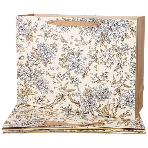 Комплект бумажных пакетов из 4 шт "Royal garden" - фото 394091