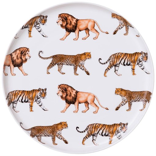 Тарелка обеденная lefard "Animal world" 23 см - фото 394240