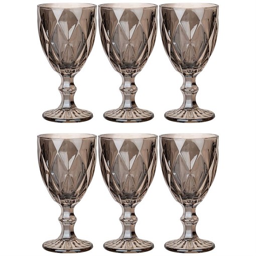 Набор бокалов для вина "Ромбо" 6 шт 320 мл / H=17 см - фото 394260