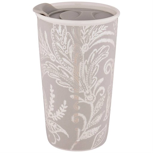 Кружка с пластиковой крышкой "Кофемания" 430 мл - фото 394288