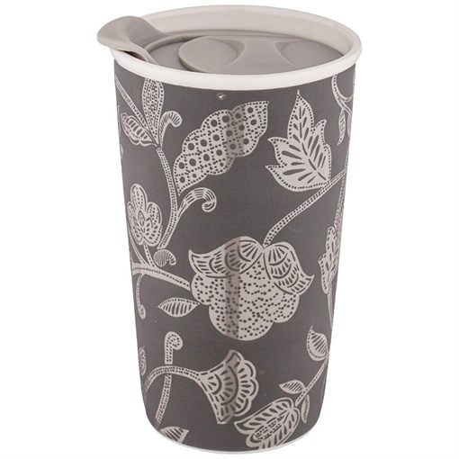 Кружка с пластиковой крышкой "Кофемания" 430 мл - фото 394291