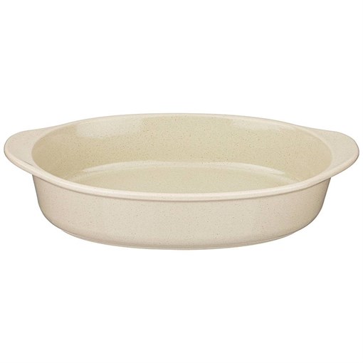 Блюдо для запекания agness "Modern kitchen" овальное бежевое - фото 394465