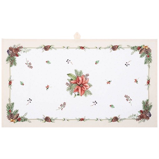 Полотенце "Celebration",40х70 см , 100% хлопок,бежевый,твил, горох - фото 394516