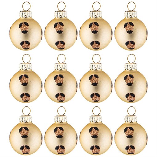 Набор шаров на маленькую елочку из 12 шт D=3 см - фото 394550