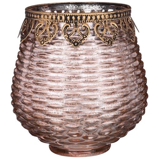 Подсвечник коллекция "Дубай" 13*13*13,5 см - фото 394916