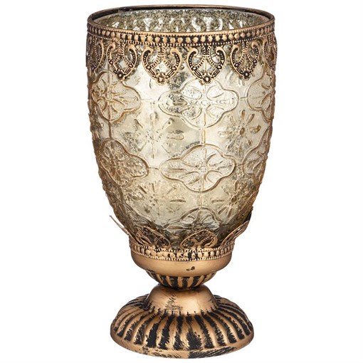 Подсвечник коллекция "Дубай" 11,5*11,5*21,5 см - фото 394919