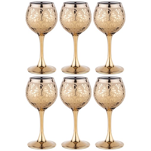 Набор рюмок из 6 шт "Золотой либерти" 65 мл - фото 395045