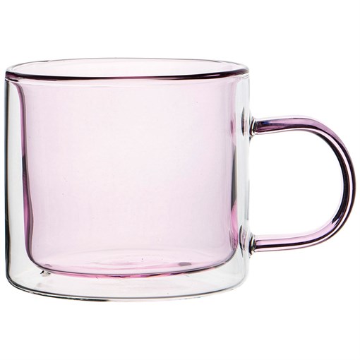 Кружка с двойными стенками "Double-wall" 230 мл D=8,5 см H=7,5 см - фото 395069