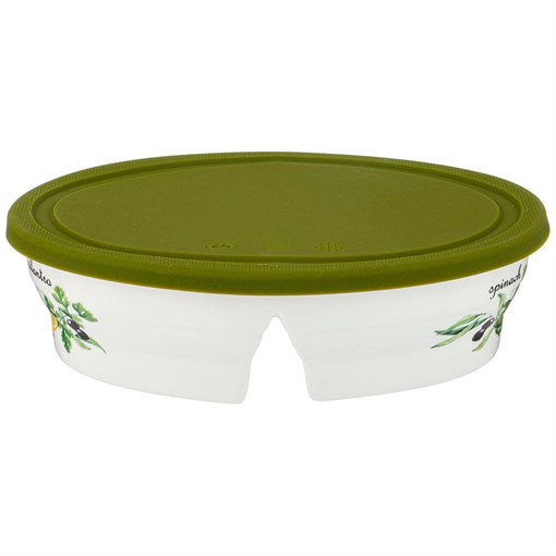 Менажница с пластик. крышкой lefard "Секретные ингредиенты" 2 секции 21*16*6 см - фото 395272