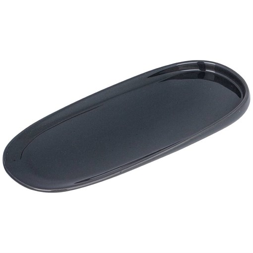 Тарелка закусочная bronco "Fusion" 23,5*10*2 см серая (мал.уп. = 2 шт) - фото 395326