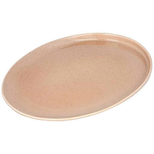 Тарелка обеденная bronco "Fusion" 30*23*2,5 см кремовая (мал.уп. = 2 шт) - фото 395355