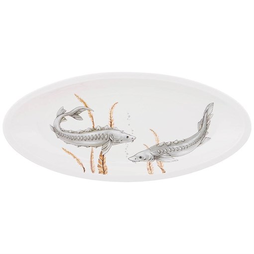 Блюдо lefard овальное 44*20*4,5 см - фото 395367