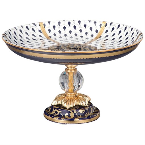 Конфетница на ножке 22,5*22,5*14 см - фото 395712