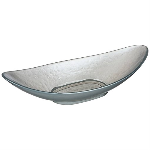 Блюдо lefard 28*13,5 см серебро - фото 395852