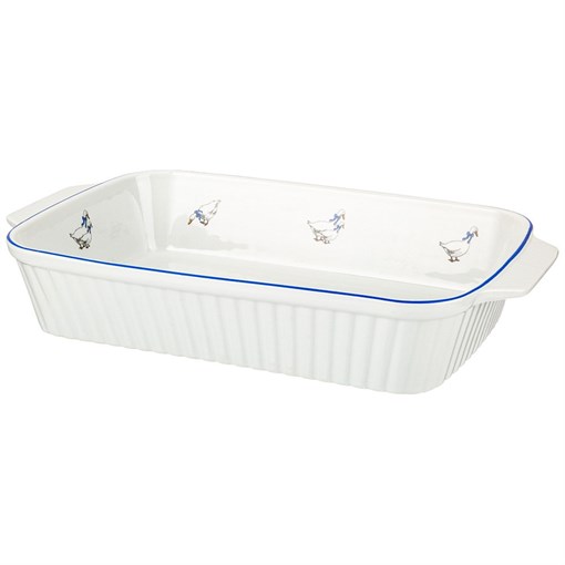 Блюдо для запекания agness "Гуси" прямоуг - фото 395913