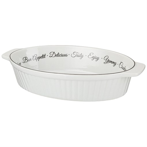 Блюдо для запекания agness "Bon appetit" овальное - фото 395919