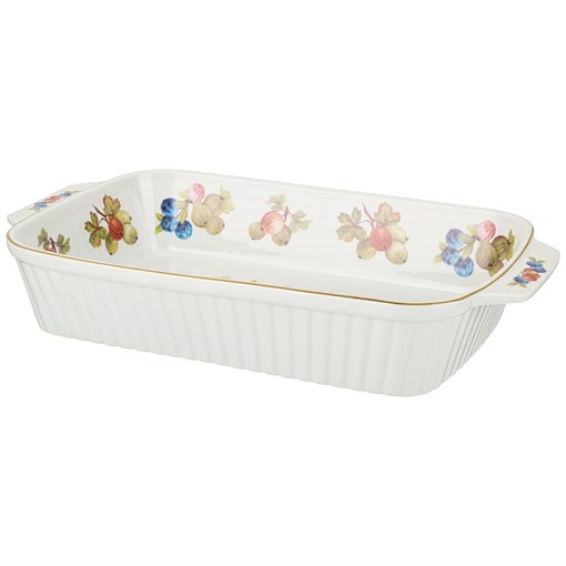 Блюдо для запекания agness "Фрукты" прямоуг - фото 395926