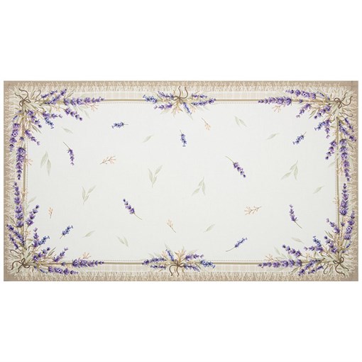 Полотенце "Душа прованса",40х70 см , 100% хлопок,белый,твил, - фото 395996