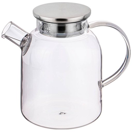 Чайник заварочный agness "Smoky" 1700 мл цвет:дымчатый - фото 396161